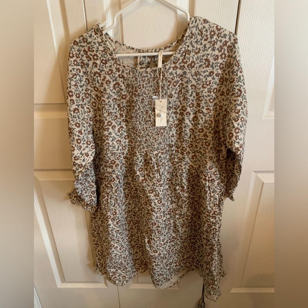 NWT Rylee and Cru cottage core style floral dress